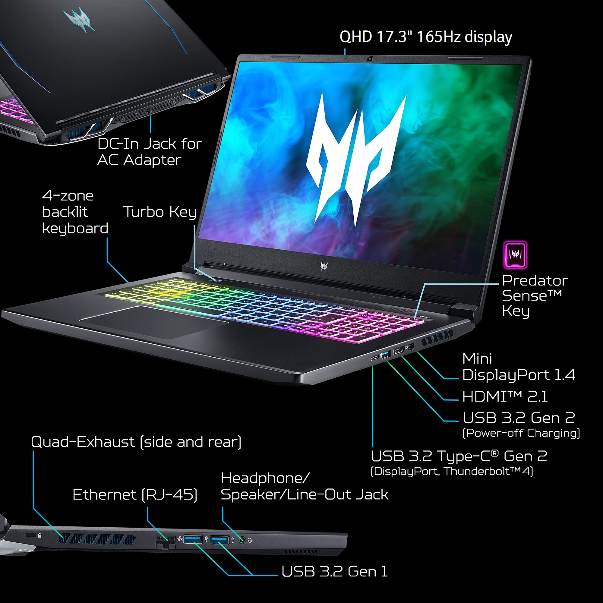 Acer Predator Helios 300 PH317-55-77S4 17.3
