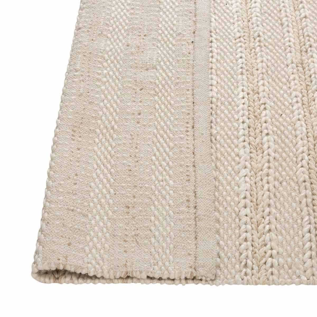 Handwoven Isabella Braided Rug - Soft Cotton Jute Blend for Living Room, Bedroom & Nursery - Non-Slip Eco-Friendly Floor Mat for Home Decor