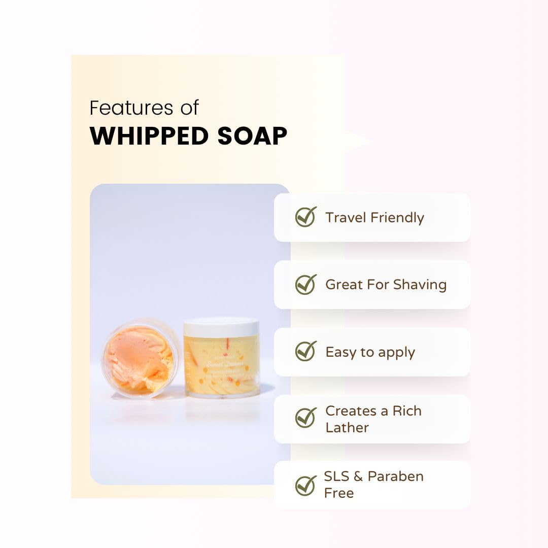 SCENT SPAR Whipped Soap - Sunset Dreams Scented Body Wash | Creamy & Luxurious Cleansing for Soft Skin | Perfect for Shower, Bath & Spa Relaxation
