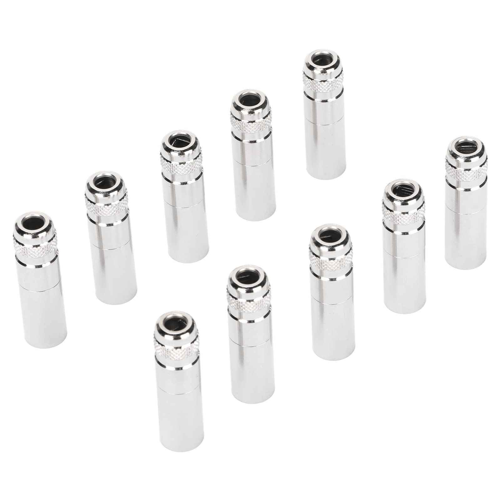 Premium 5-Pin XLR Male Connector - Nickel Plated Microphone Head with Noise Reduction | Ideal for Studio Recording, Live Performances & Professional Audio Equipment