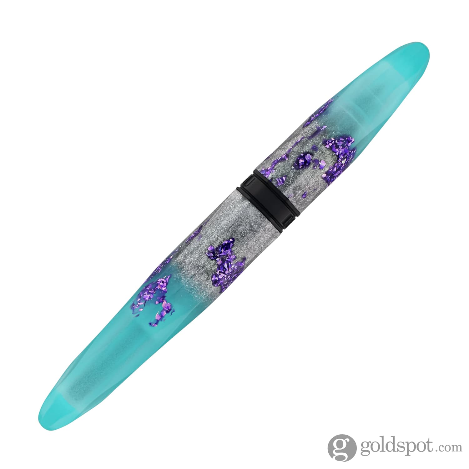 Benu Briolette Fountain Pen - Luminous Lagoon Color, Premium Writing Instrument for Calligraphy, Journaling & Gifts | Elegant Design for Professionals & Collectors