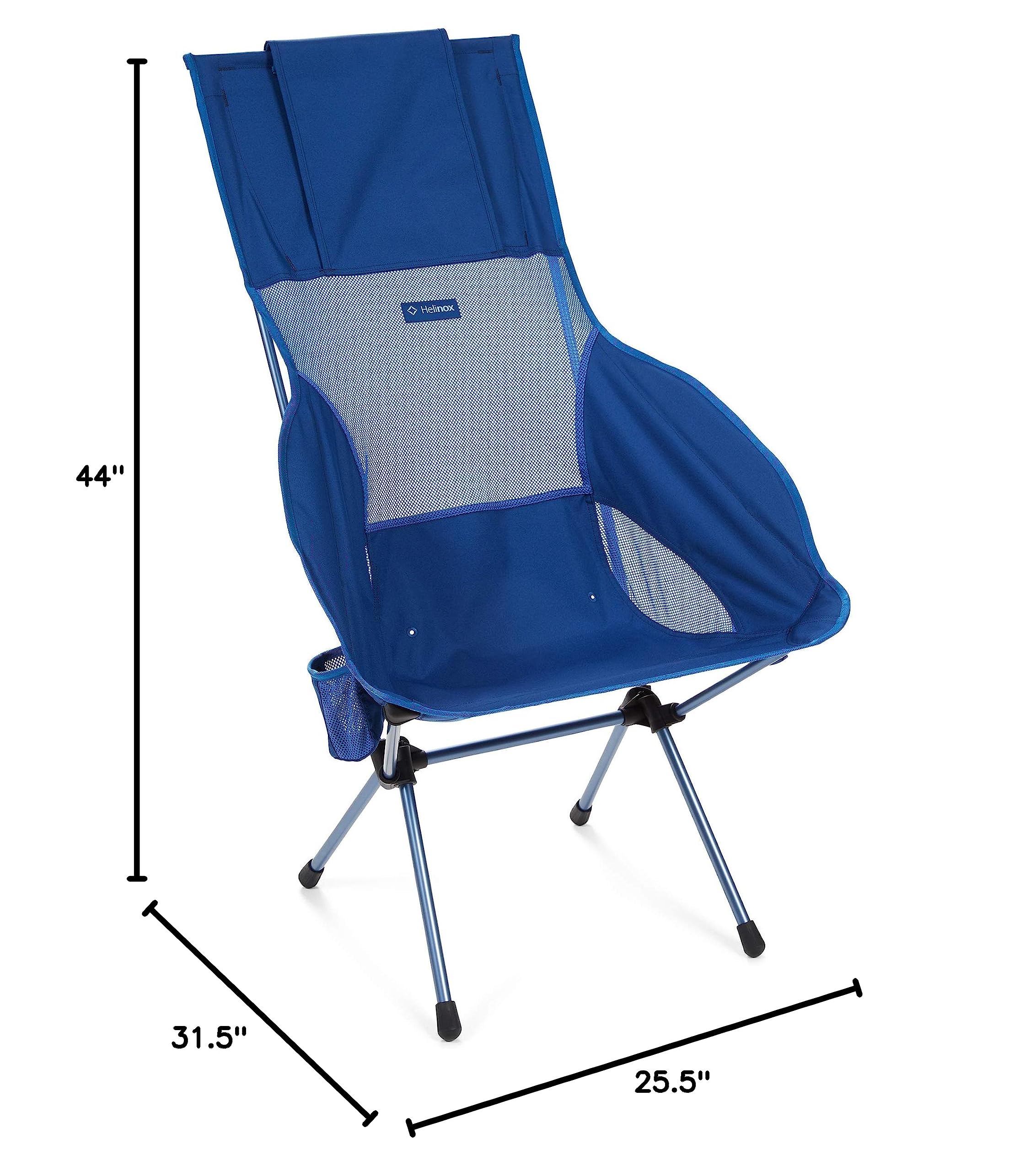 Helinox Savanna High-Back Collapsible Camping Chair - Lightweight Portable Outdoor Chair for Camping, Hiking, Beach, Backpacking & Picnics