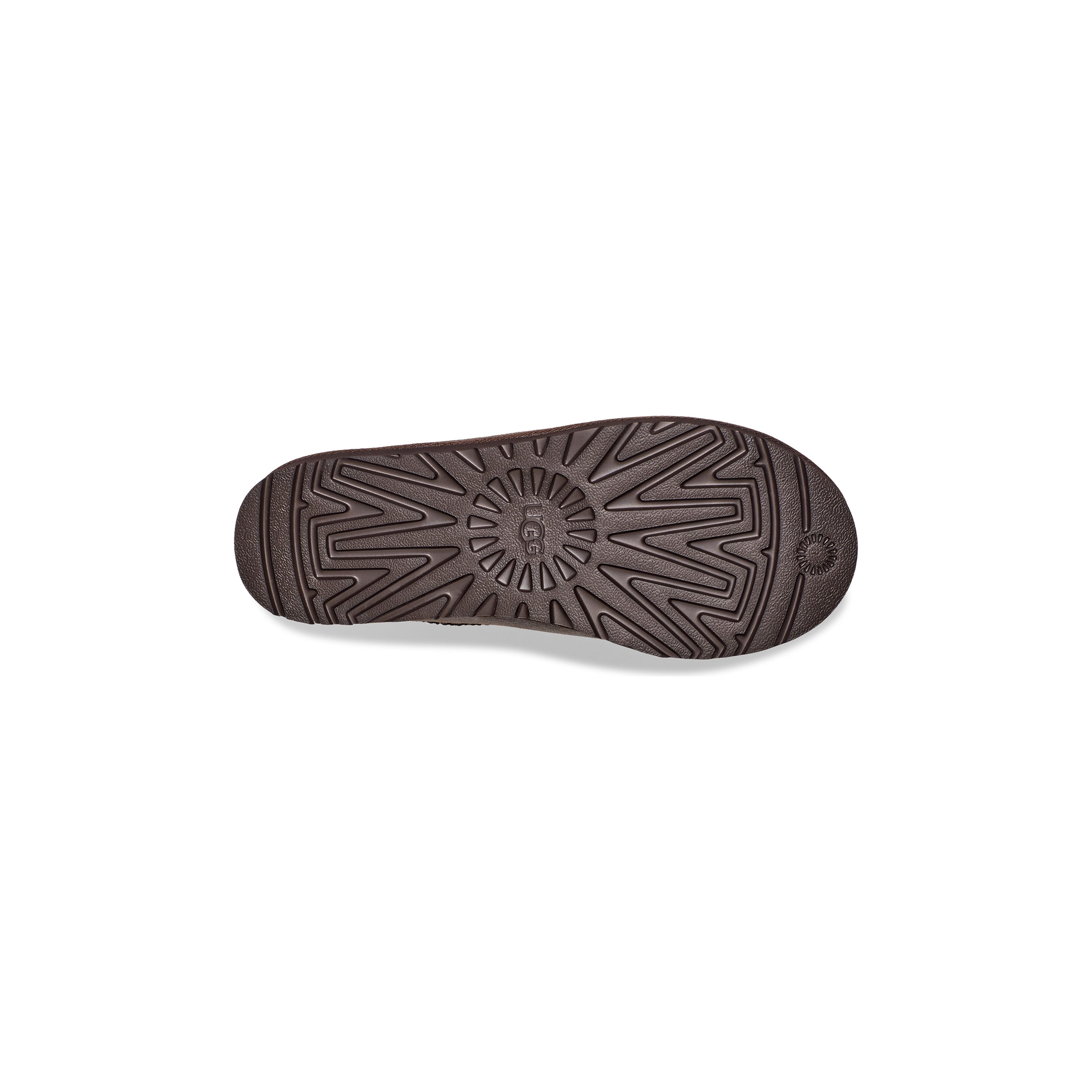 UGG Men's Tasman Slippers - Distressed Burnt Cedar Suede Indoor/Outdoor House Shoes for Cozy Home & Backyard Comfort