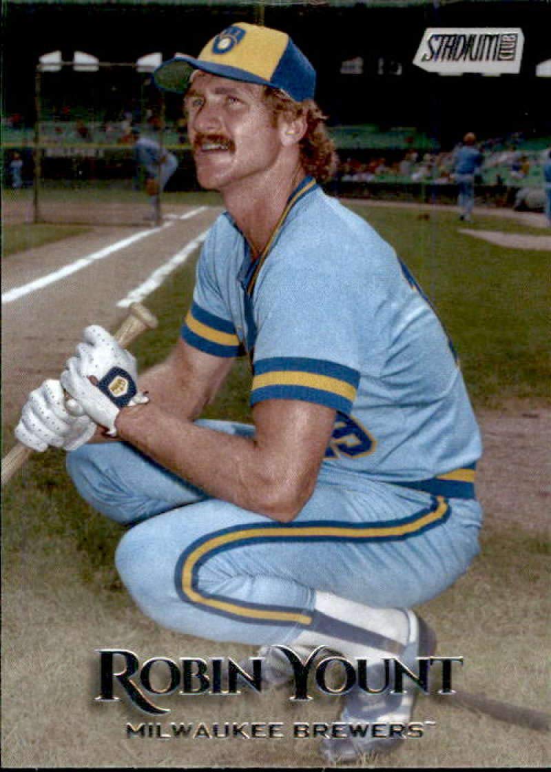 2019 Topps Stadium Club #182 Robin Yount Milwaukee Brewers Baseball Card - MLB Collectible Trading Card for Sports Memorabilia Fans & Card Collectors (Perfect for Display, Trading, or Investment)