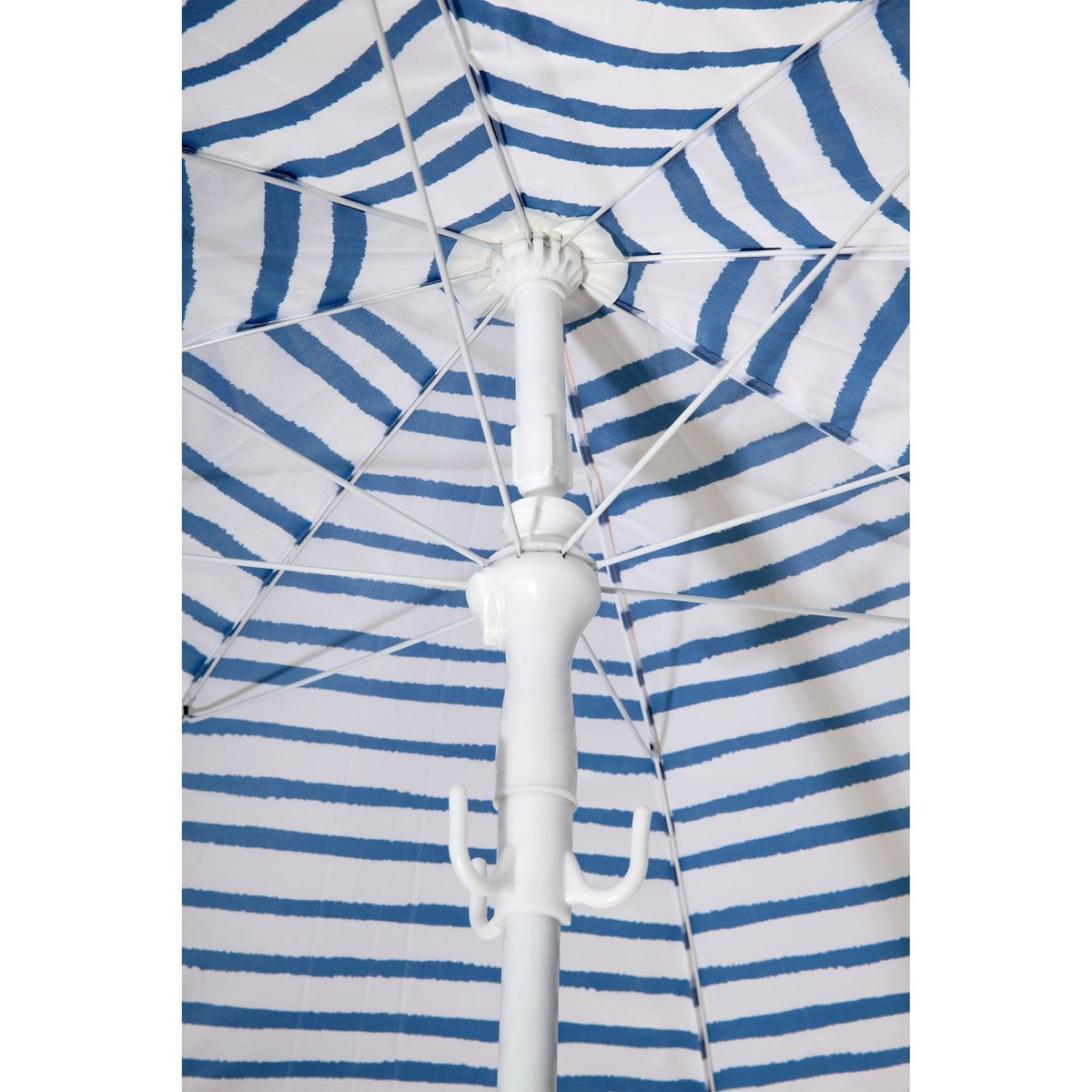 ECO-Friendly Beach Umbrella - UPF 50+ Sun Protection, Windproof & Portable for Outdoor Activities - Perfect for Beach, Poolside, Camping & Picnics (Indigo Blue)
