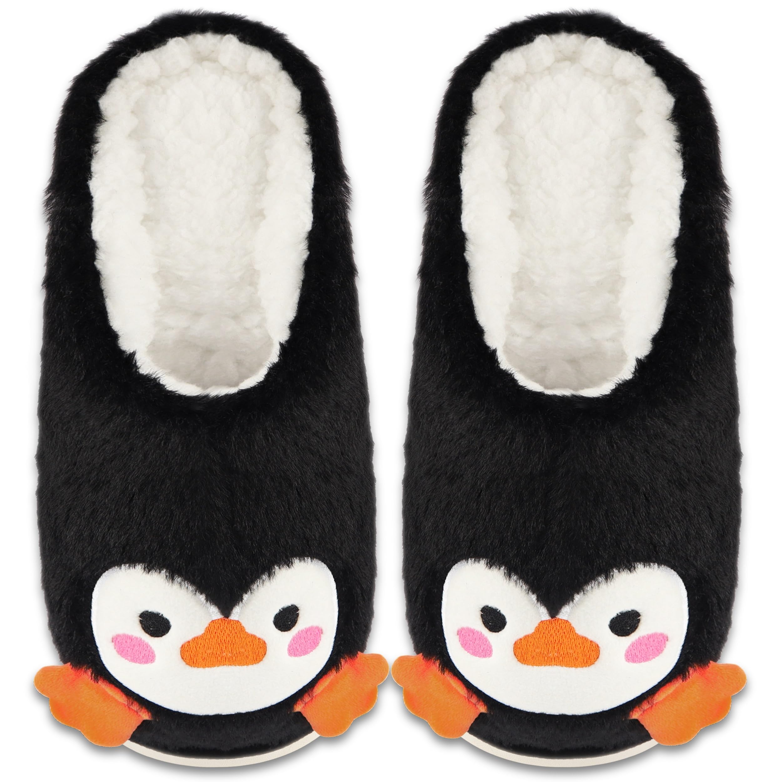 Jeasona Women's Animal Slippers - Cozy Sloth, Horse, Owl, Penguin & Elephant Design - Perfect Gift for Women & Girls - Ideal for Home, Lounge & Relaxation