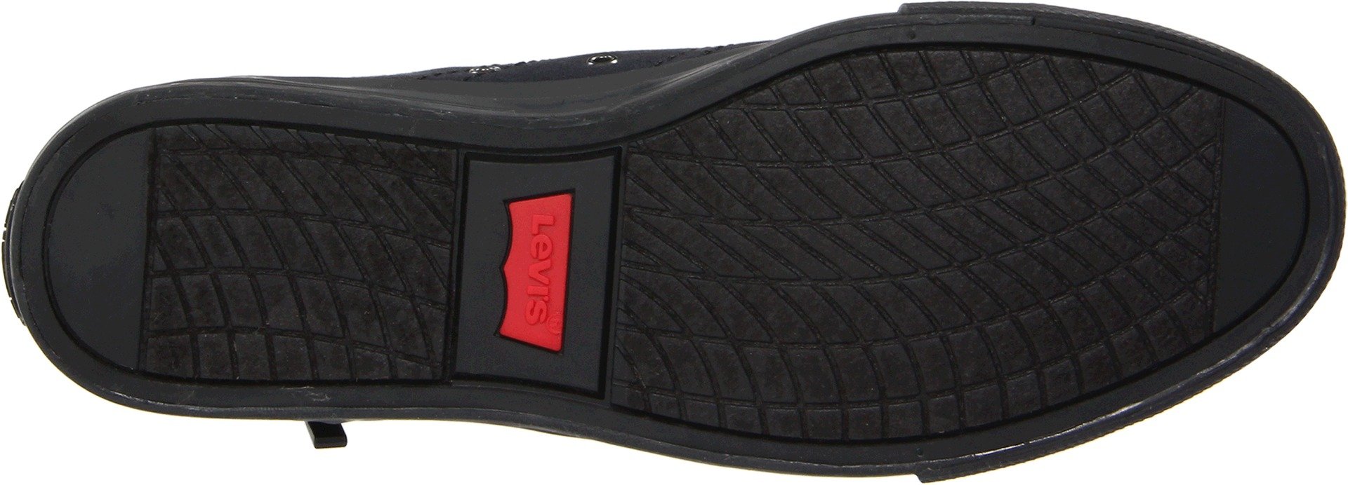 Levi's Men's Zip EX Lo Canvas Sneakers - Black Mono - Size 9.5 M US - Casual Walking Shoes for Men, Streetwear Fashion Sneakers for Everyday Wear