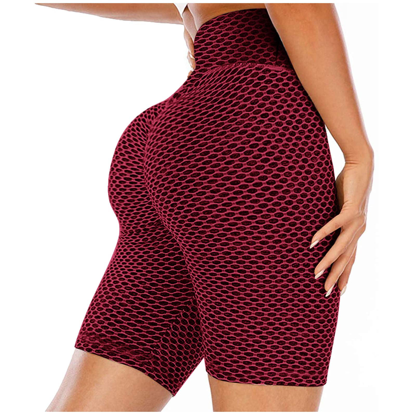 High Waist Yoga Shorts for Women - Tummy Control Workout Shorts with Moisture Wicking for Running, Gym & Home Exercise - Perfect for Yoga, Pilates and Lounge Wear