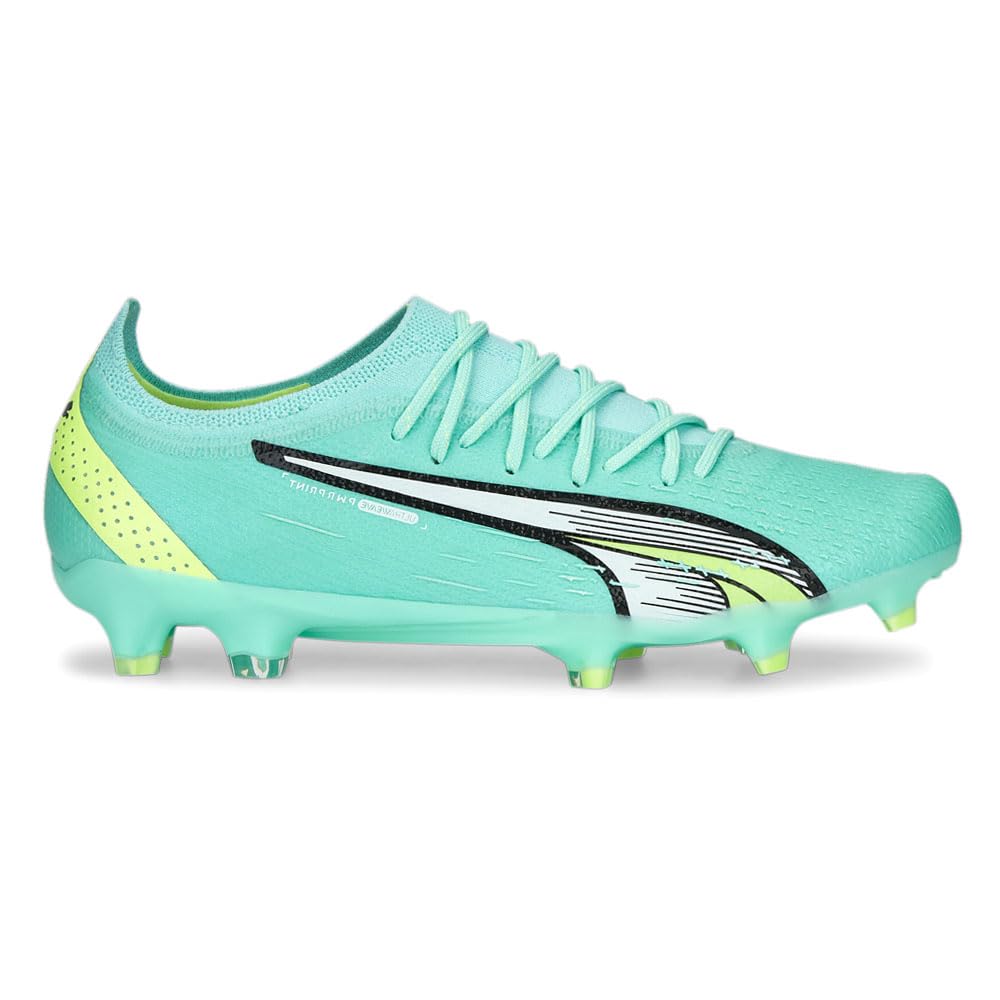 PUMA Women's Ultra Ultimate Firm Ground Soccer Cleats - Green, Size 9 M - Lightweight Football Shoes for Firm Ground & Turf - Perfect for Training & Matches