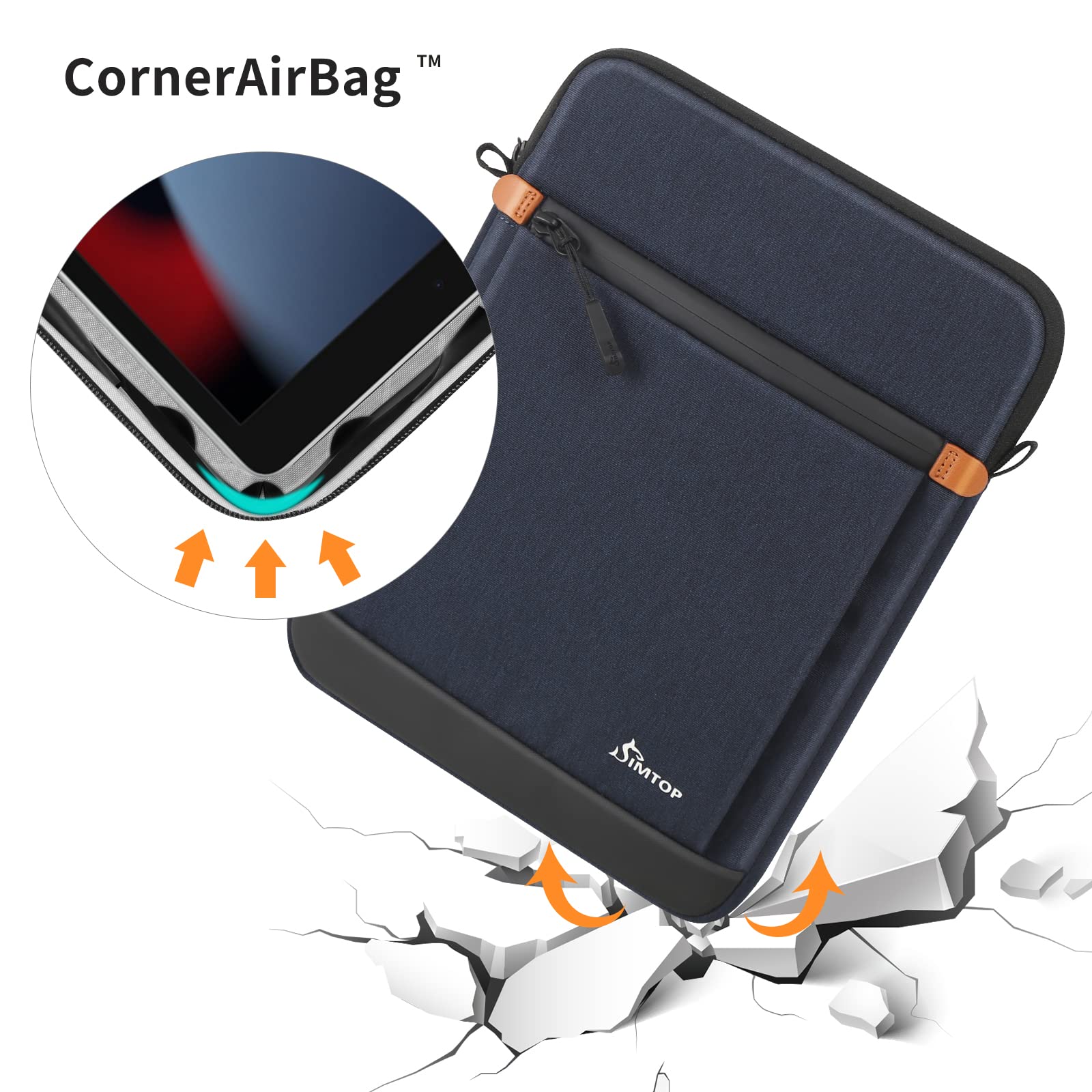 Premium Tablet Sleeve Case - S1014 Series - Protective Cover for iPad, Samsung Galaxy Tab, Fire HD | Perfect for Work, Travel & School
