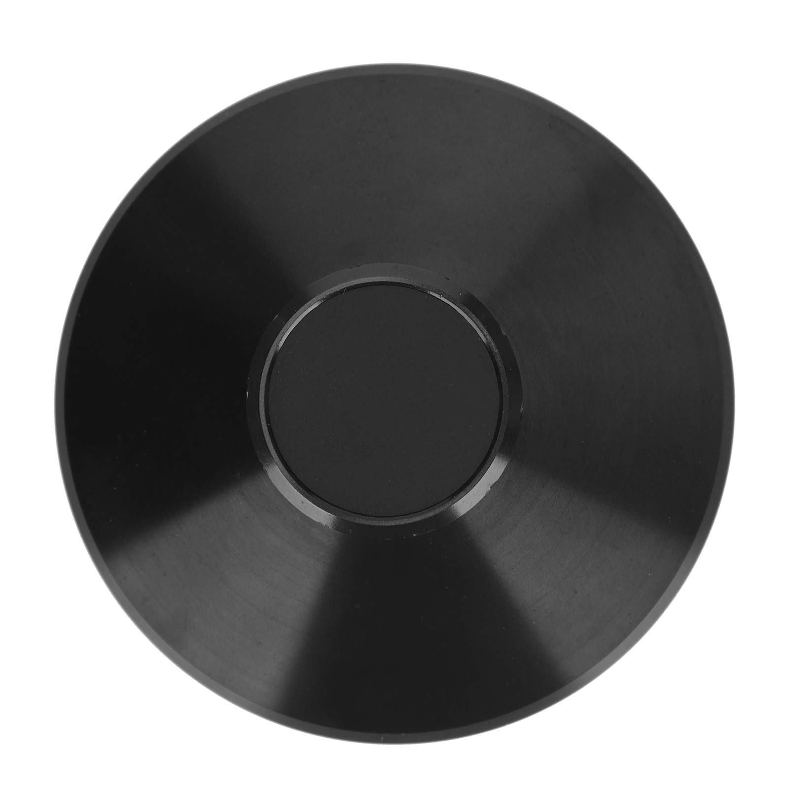 Lightweight Record Weight Stabilizer & Clamp for Vinyl Turntables - Portable Disc Stabilizer for Improved Sound Quality - Perfect for Home DJs & Audiophiles (Black)