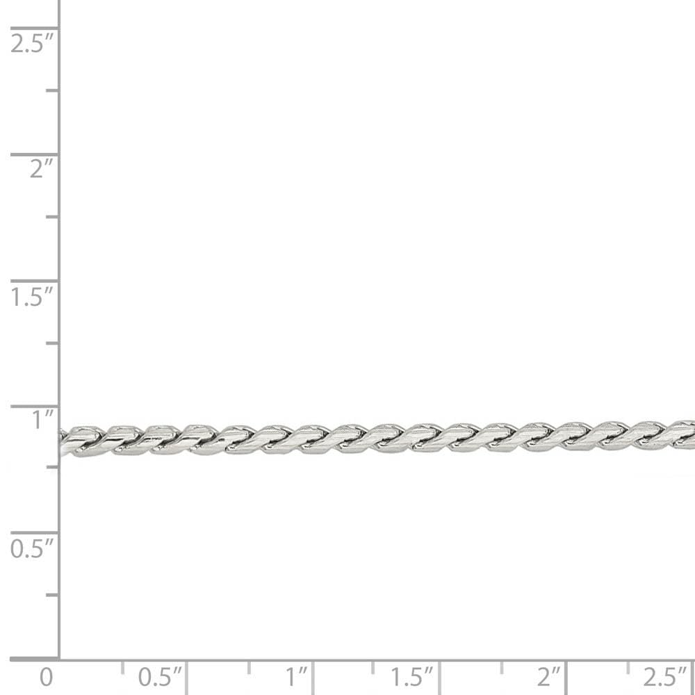 2.5mm Stainless Steel Spiga Chain Necklace - Black Bow for Women's Fashion