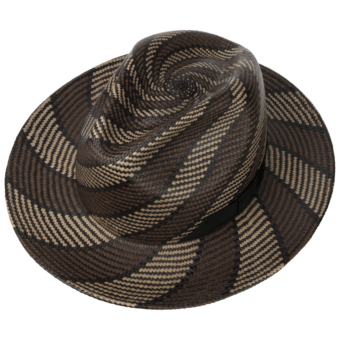 Bailey 1922 Giles Panama Hat - Handwoven Straw Fedora for Men & Women - Summer Sun Protection, Beach Vacation & Outdoor Wedding Accessory