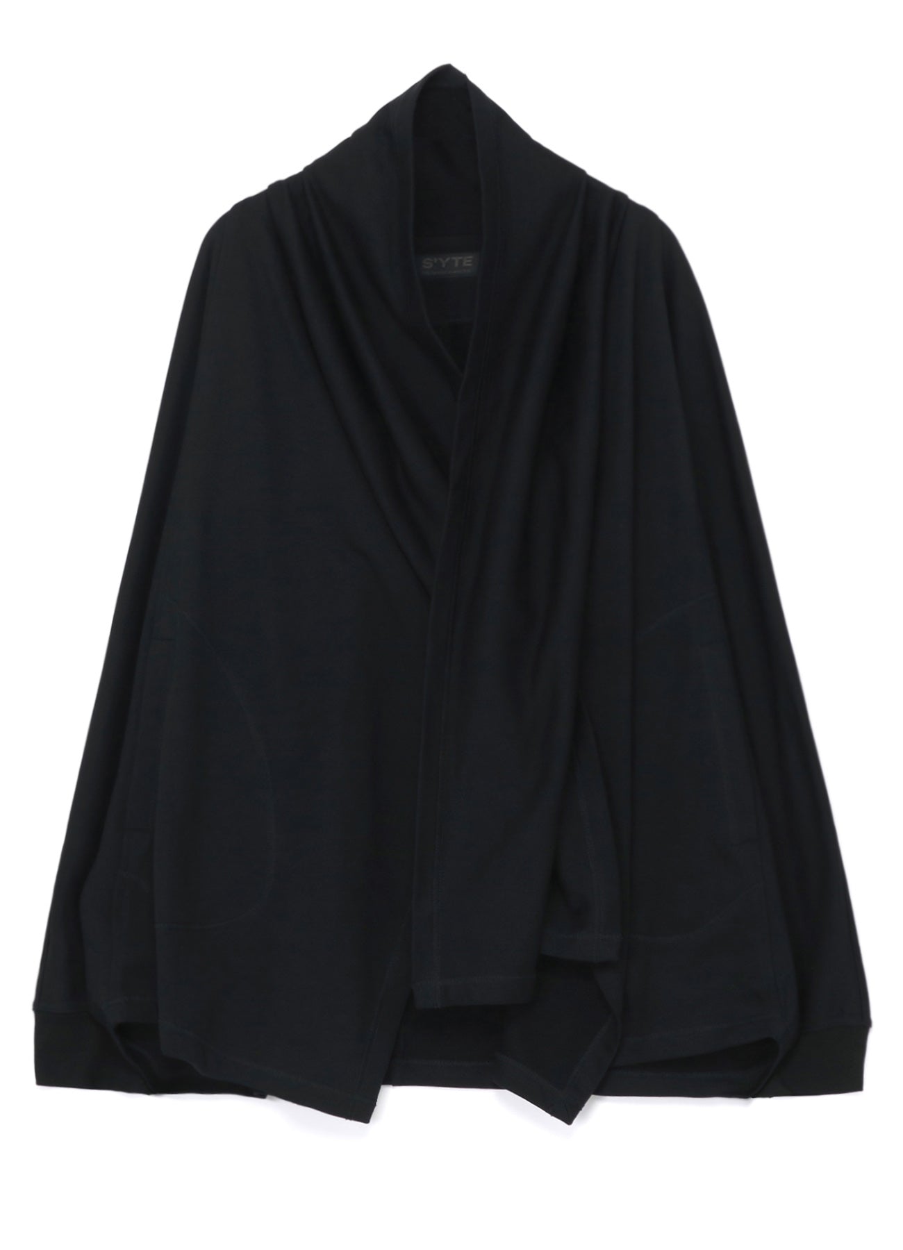 Soft Cotton Fleece Dolman Sleeve Cardigan with Stole Collar - Cozy Loungewear for Women | Perfect for Home, Office & Casual Outings