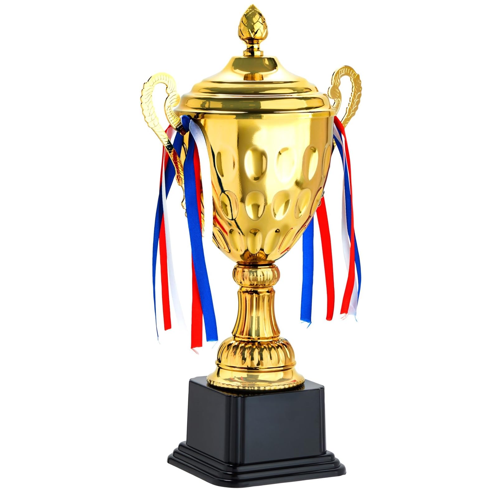 Juvale Large Gold Trophy Cup - Award for Sports, Tournaments, Competitions, Events & Achievements - Perfect for Champions, Winners, and Recognition Ceremonies