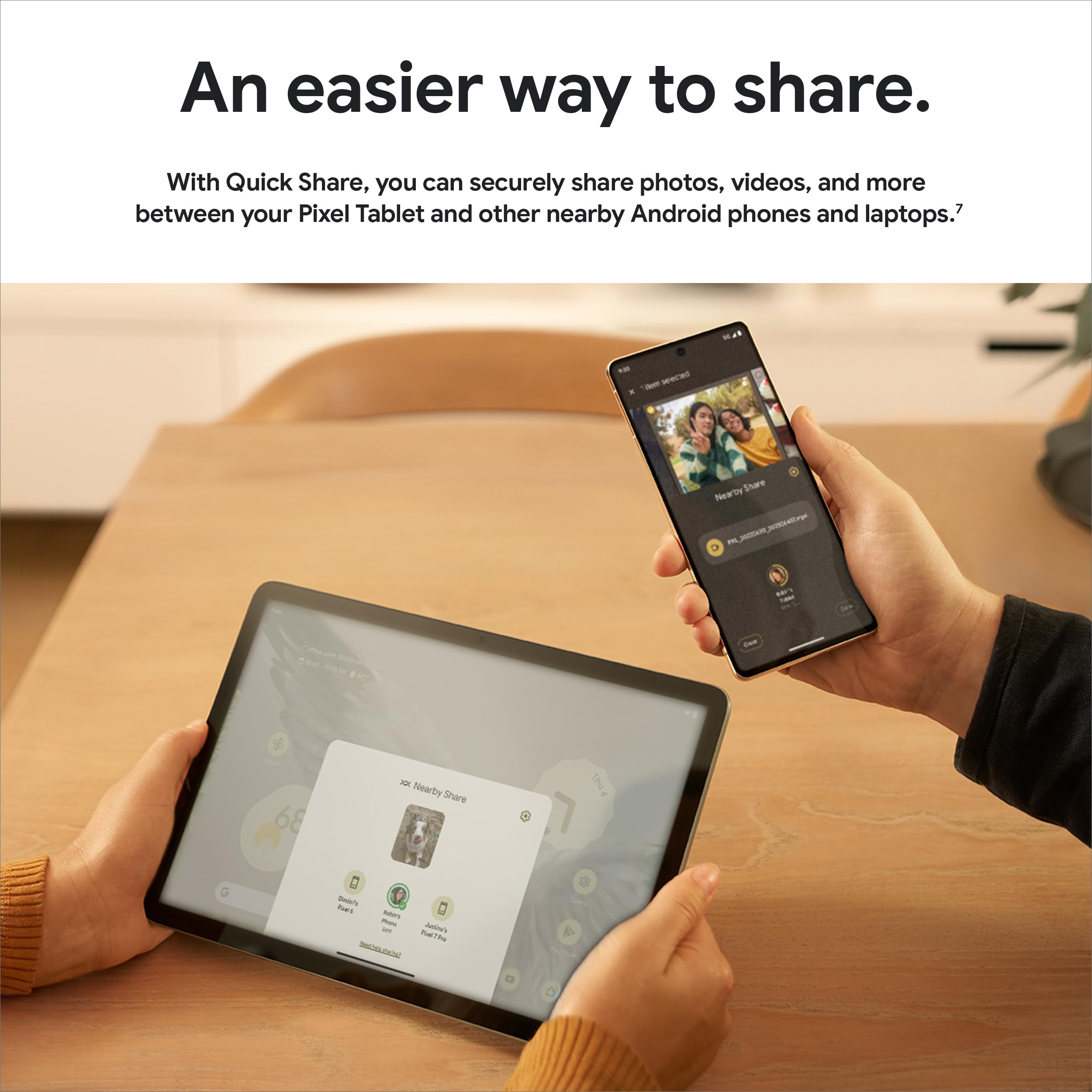 Google Pixel Tablet - 11-Inch Android Tablet with Long Battery Life, 8GB RAM & 128GB Storage (Porcelain) - Perfect for Work, Entertainment & Home Use
