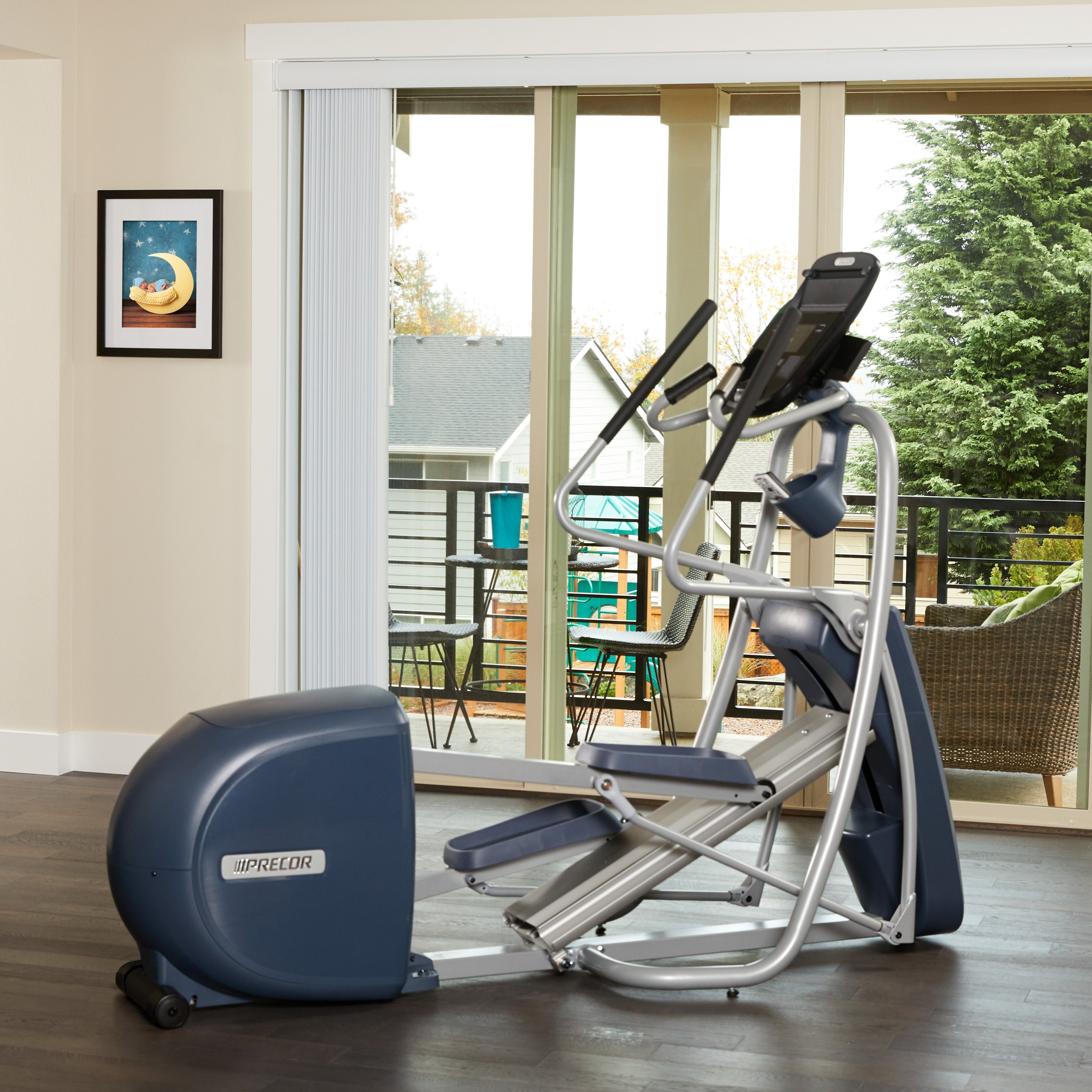 Precor EFX 445 Elliptical Trainer - Commercial Grade Cardio Machine for Home Gym | Low-Impact Full Body Workout for Weight Loss & Fitness Training