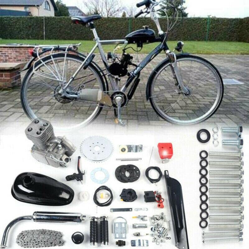 100CC 2-Stroke Bicycle Engine Kit - Full Air-Cooling Motorized Bike Conversion Set for 26