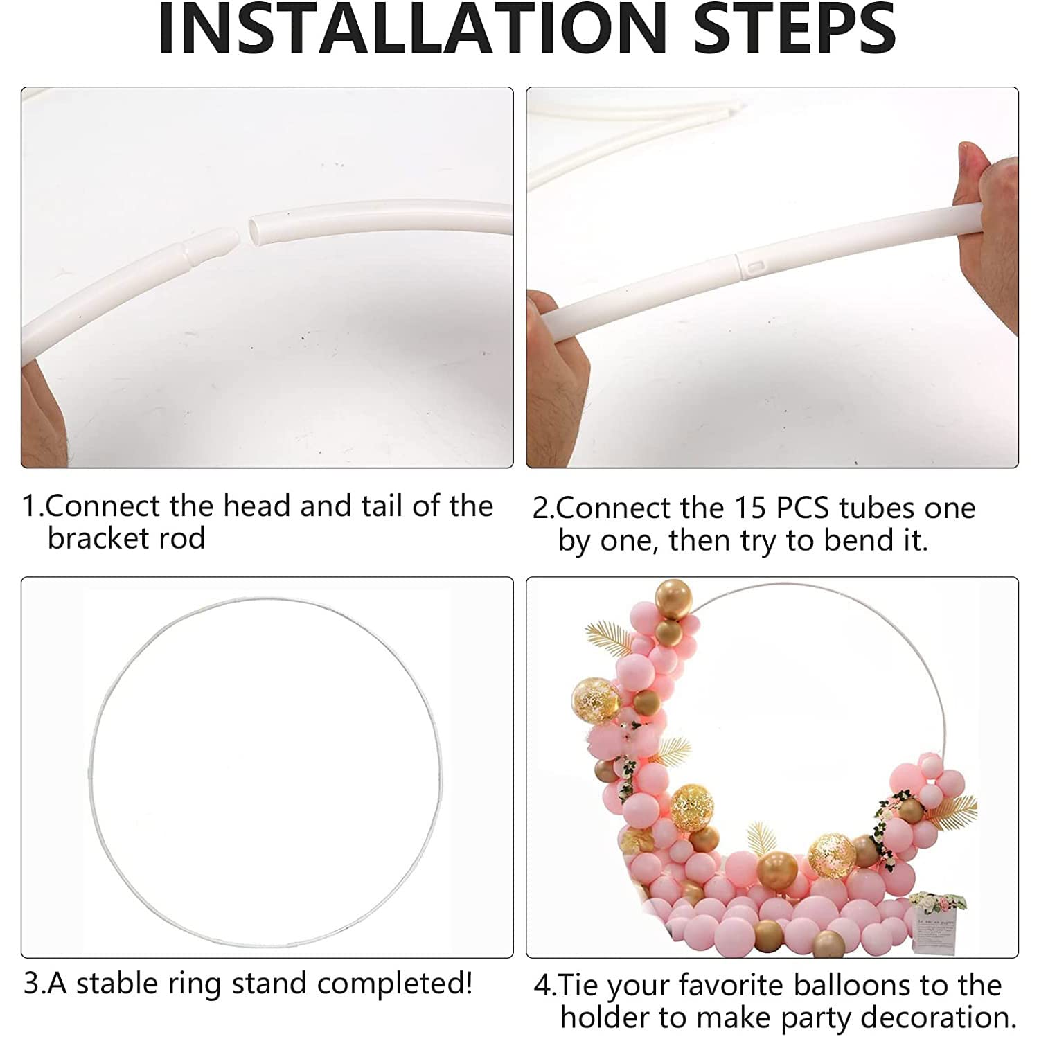 Balloon Arch Kit, Balloon Garland Kit, Wedding Balloon Kit, Birthday & Graduation Party Supplies - Perfect for Weddings, Birthdays, Graduations & Special Events