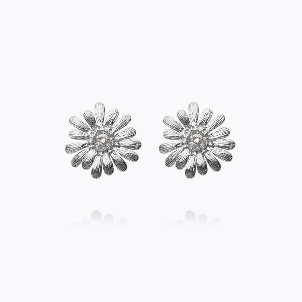 Elegant Crystal Daisy Earrings for Women - Dainty Floral Jewelry Gift for Her - Perfect for Weddings, Parties & Everyday Wear