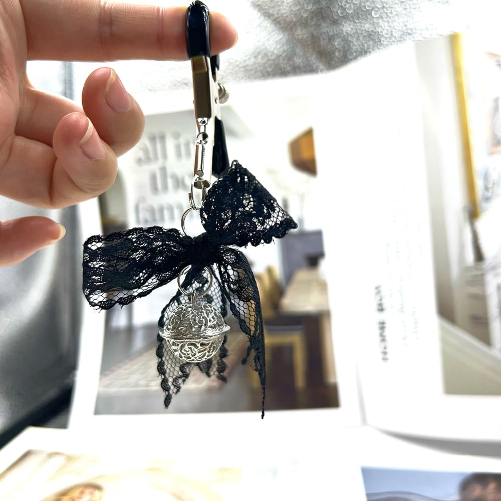 Adjustable Non-Piercing Body Clips for Women - Stainless Steel Tassel & Bow Decorative Faux Jewelry - Perfect for Parties, Festivals & Fashion Accessories