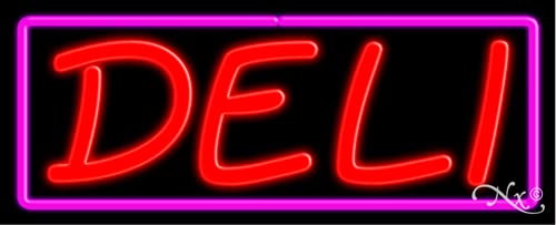 Custom Deli Glass Neon Sign #10156 - Handmade in USA | Perfect for Restaurants, Cafes & Home Decor