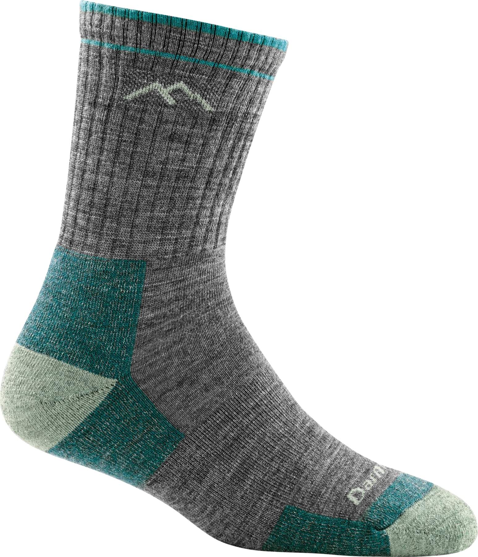 Darn Tough Women's Hiking Socks - Midweight Micro Crew Cushion Socks for Outdoor Adventures, Trail Running & Cold Weather Activities