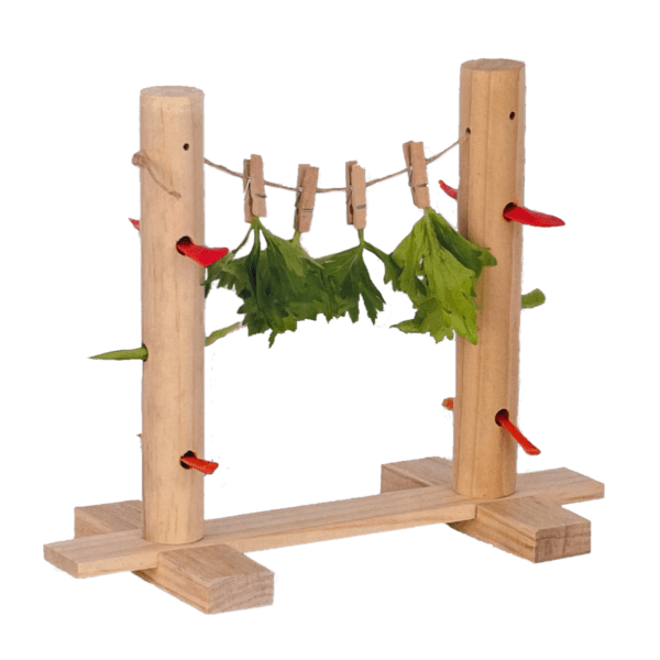 Moss Hollow Peg & Snack Line - Rustic Wooden Wall Hooks for Kitchen, Bathroom, and Entryway Organization - Perfect for Hanging Towels, Hats, and Small Bags