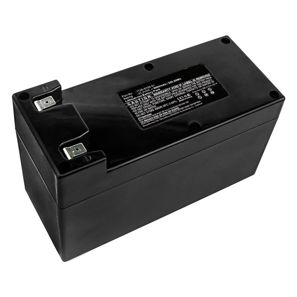 Synergy Digital Lawn Mower Battery - 25.2V 9000mAh Li-ion Replacement for Ambrogio L400 Carbone & 1126-9105-01/CS-C0106-1 - Ultra High Capacity Power Solution for Robotic Lawn Mowers - Perfect for Large Yards & Automated Grass Cutting Systems