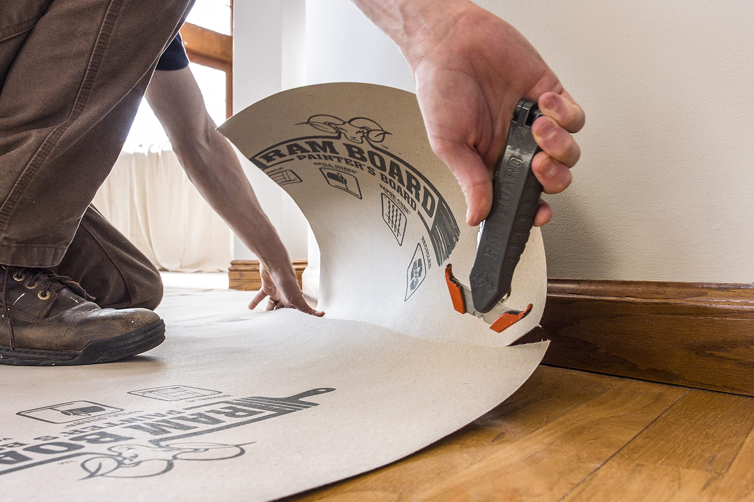 Ram Board Multi-Cutter - Effortlessly Cut Ram Board Without Damaging Floors, Perfect for Construction and Renovation Projects
