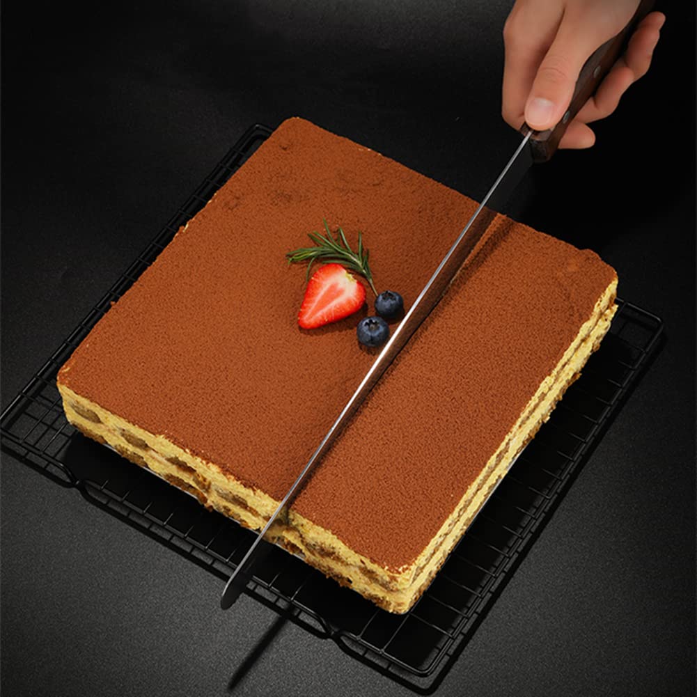 Nonstick 8x8x3 Inch Square Cake Pan with Removable Bottom - Perfect for Baking Cheesecake, Brownies & Sheet Cakes | Oven Safe Baking Pan for Home Bakers & Professional Chefs