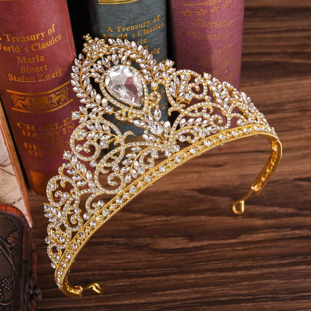 1pc Baroque Style Rhinestone Tiara Headband - Shining Crystal Wedding Headdress for Women, Elegant Prom Pageant Hair Accessories | Perfect for Bridal, Pageants, Prom & Special Occasions