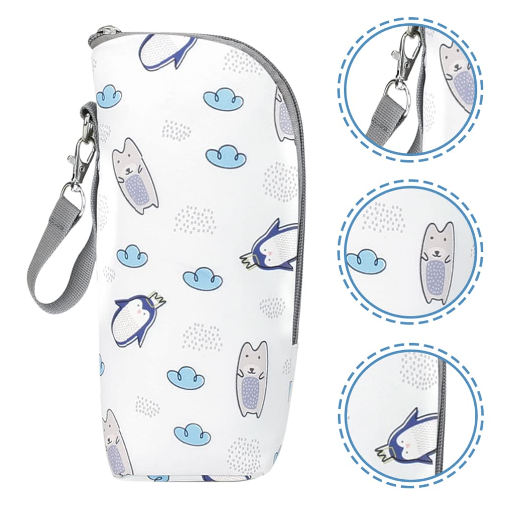 Kisangel Insulated Baby Bottle Bag - Thermal Breast Milk Cooler & Warmer for Travel, Oxford Cloth Mummy Bag with Handy Storage (Perfect for Daycare, Outings & On-the-Go Parents)