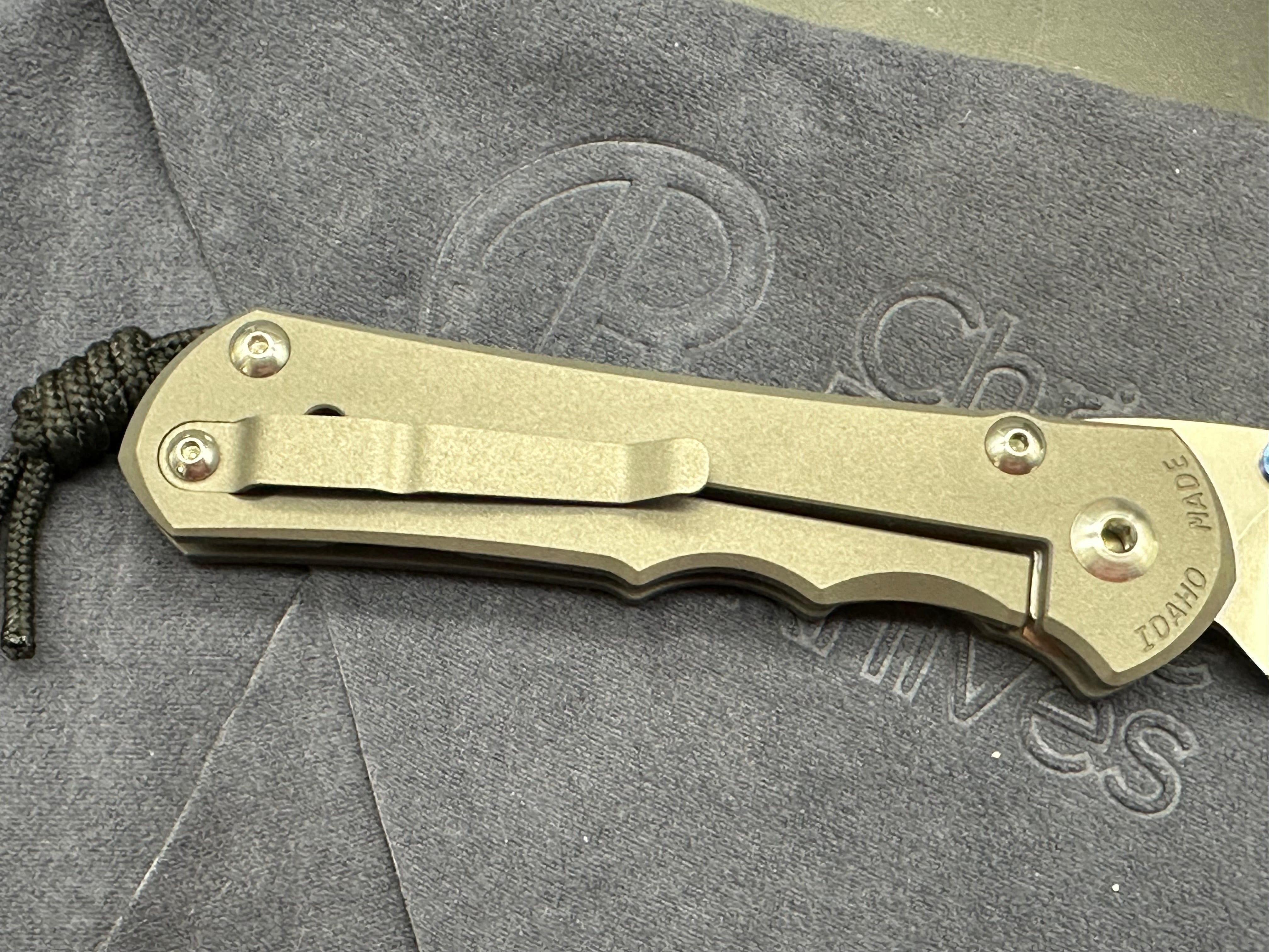 Chris Reeve Knives Large Inkosi Frame Lock Folding Knife - 3.5
