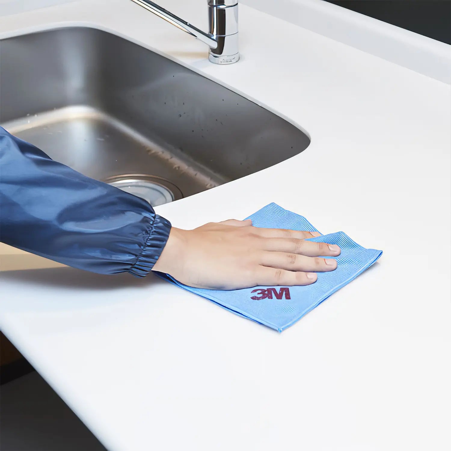 3M Scotch-Brite High-Performance Nylon Cleaning Cloths - Durable, Reusable Wiping Cloths for Kitchen, Bathroom, Car Detailing & Household Cleaning