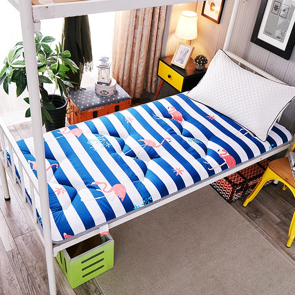 KKCD Japanese Tatami Floor Mattress - Foldable Futon Mattress Topper, Korean Floor Bed for Kids, Roll-Up Japanese Bed - Portable Camping & Dormitory Guest Mattress - L Size 150x200cm (59x79 inches) - Perfect for Home, Travel, Camping & Small Spaces