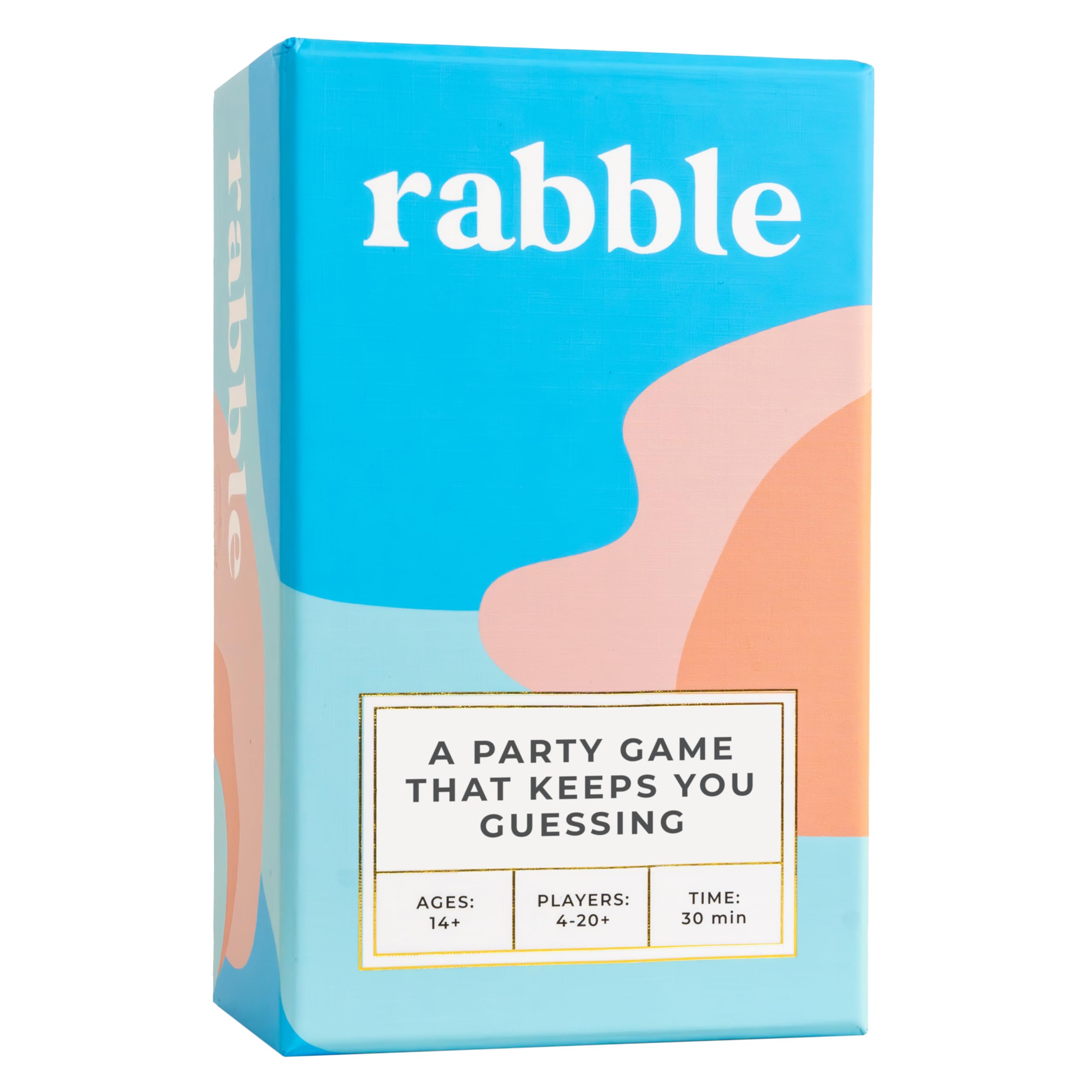 Rabble - Fun & Engaging Party Game for 4-20+ Players | Perfect for Adults, Teens & Family Game Nights | Great for Bachelorette Parties, Group Gatherings & Social Events | Exciting Guessing Game for Friends & Large Groups