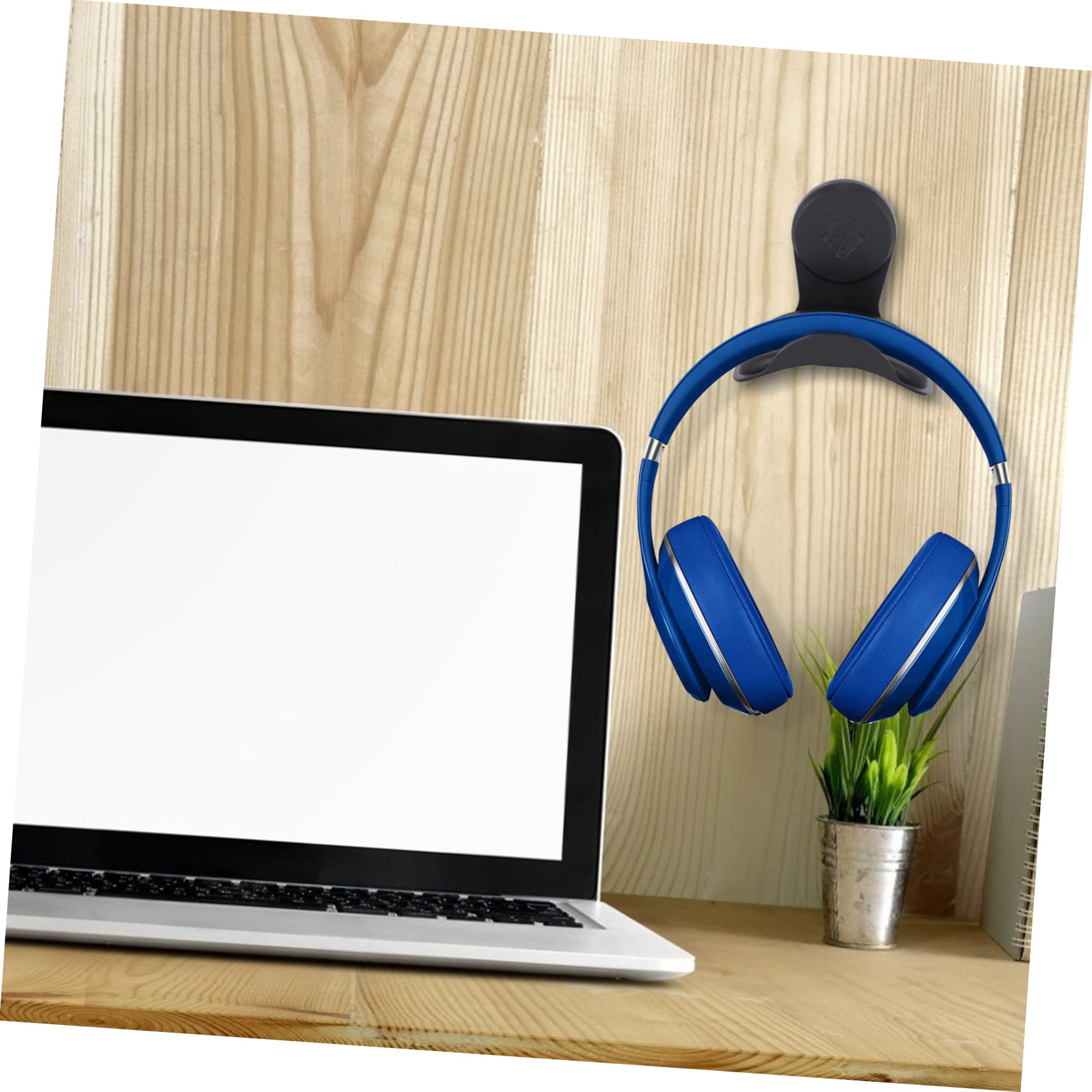 DOITOOL 3 Pack Universal Headphone Stand Hanger - Wall Mountable Headset Hook Holder for Gaming, Office & Home Organization - Space Saving Headphone Storage Solution