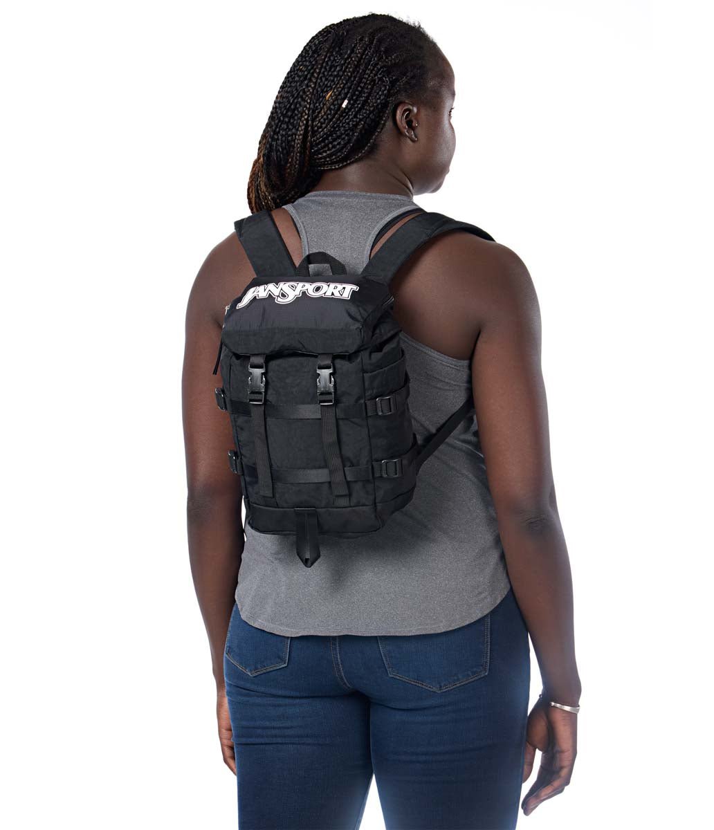 JanSport Mini Skip Backpack - Lightweight & Durable School Backpack for Women & Men, Perfect for College, Travel & Everyday Use (Black)