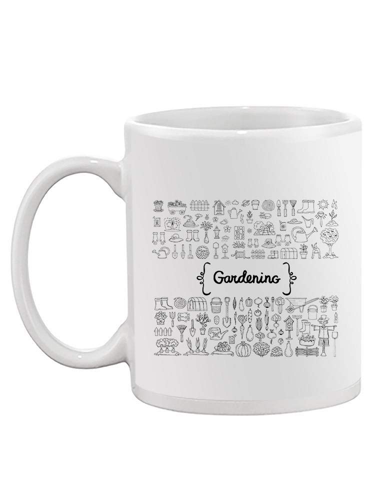 Smartprints Gardening Mug - Unisex Ceramic Coffee Cup with Handle, Perfect for Gardeners, Plant Lovers & Outdoor Enthusiasts - Ideal for Morning Coffee, Tea or Hot Chocolate in the Garden