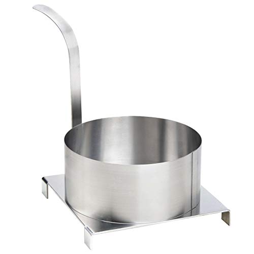 8 Inch Carnival King Triple Mini Funnel Cake Mold Ring for Baking - Perfect for Fairs, Parties & Home Dessert Making