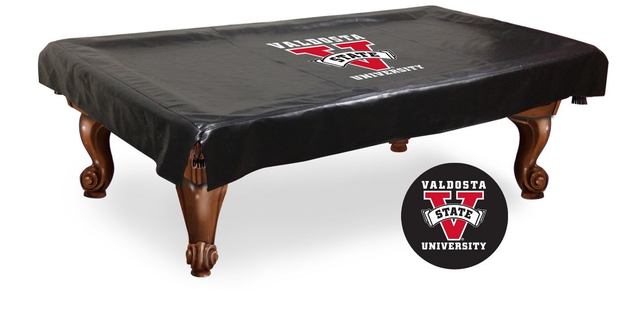 Holland Bar Stool Co. 7-Foot Valdosta State Billiard Table Cover - Waterproof Pool Table Protector for Game Rooms & Bars