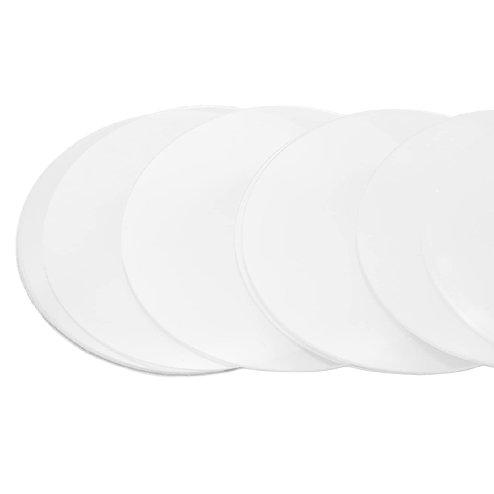 Cyrank 200PCS Badge Films & Button Maker Supplies Kit - Round Blank Buttons, Transparent Films for 25mm, 32mm, 37mm, 42mm Button Maker Machines - Perfect for DIY Crafts, Events, and Custom Pins