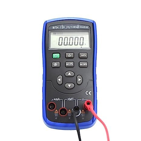 BTH-C10 Handheld Process Calibrator - Voltage & mA Source for Industrial Control System Verification, Field Instrument Calibration | Perfect for Process Control Testing, Portable Device Calibration, and R&D Applications