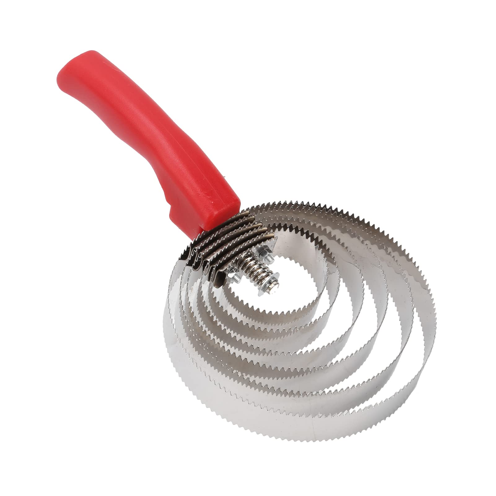 Premium Stainless Steel Livestock Grooming Brush - 6 Circle Cow & Horse Comb for Shedding & Hair Removal | Perfect for Equine Care, Cattle Grooming & Farm Animal Maintenance