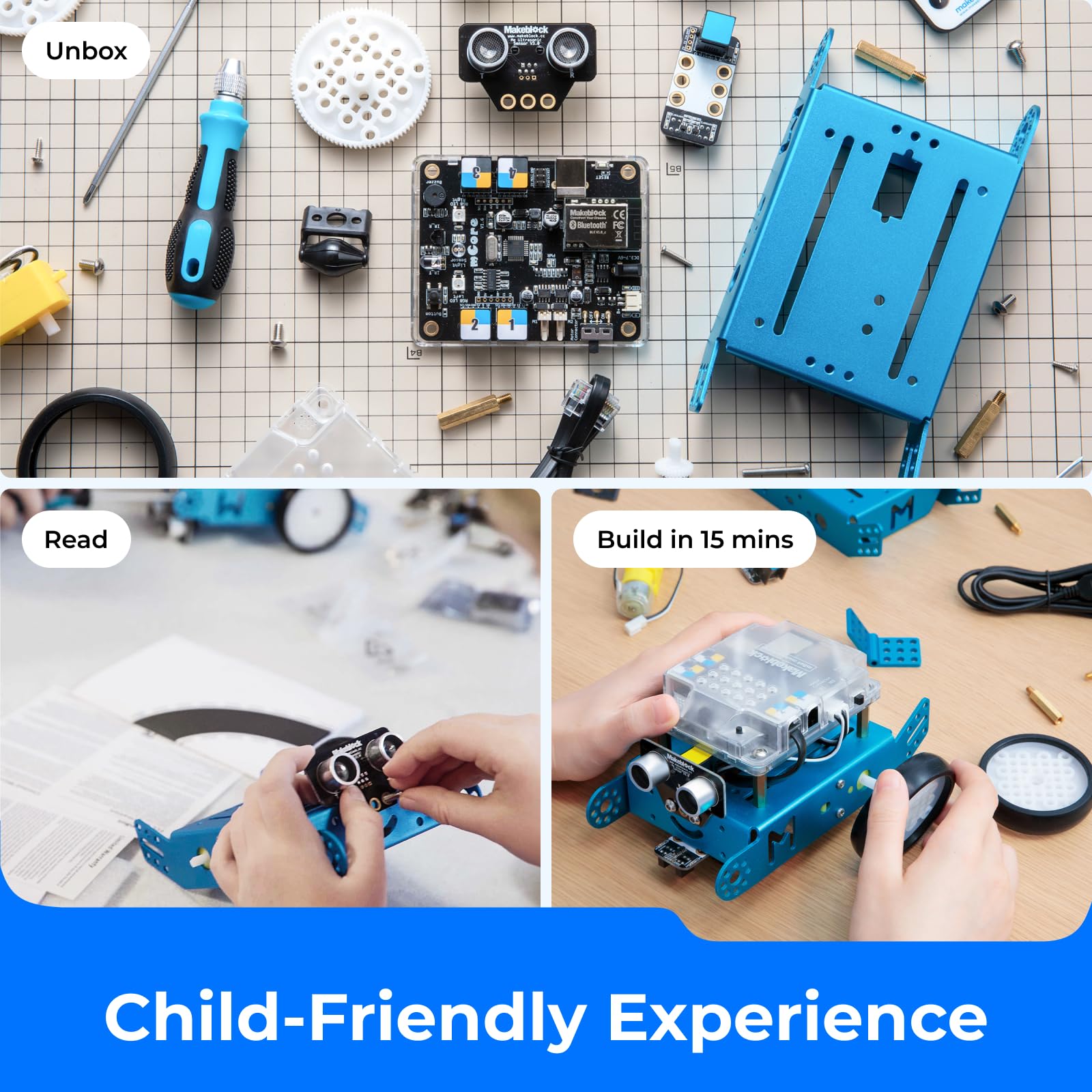 Makeblock mBot Robot Kit - STEM Coding Robot for Kids Ages 8-12 | Learn Programming with Scratch & Arduino | Educational Science Toy for Boys & Girls | Perfect for School Projects & Home Learning Activities