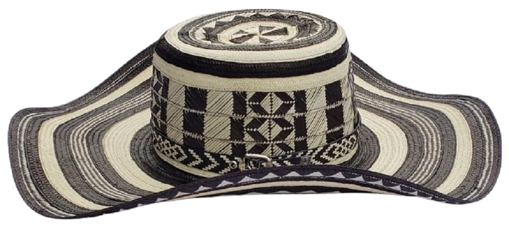 Authentic Colombian Vueltiao Sombrero for Men & Women - Handwoven by Colombian Artisans - Perfect for Beach, Festival & Cultural Events