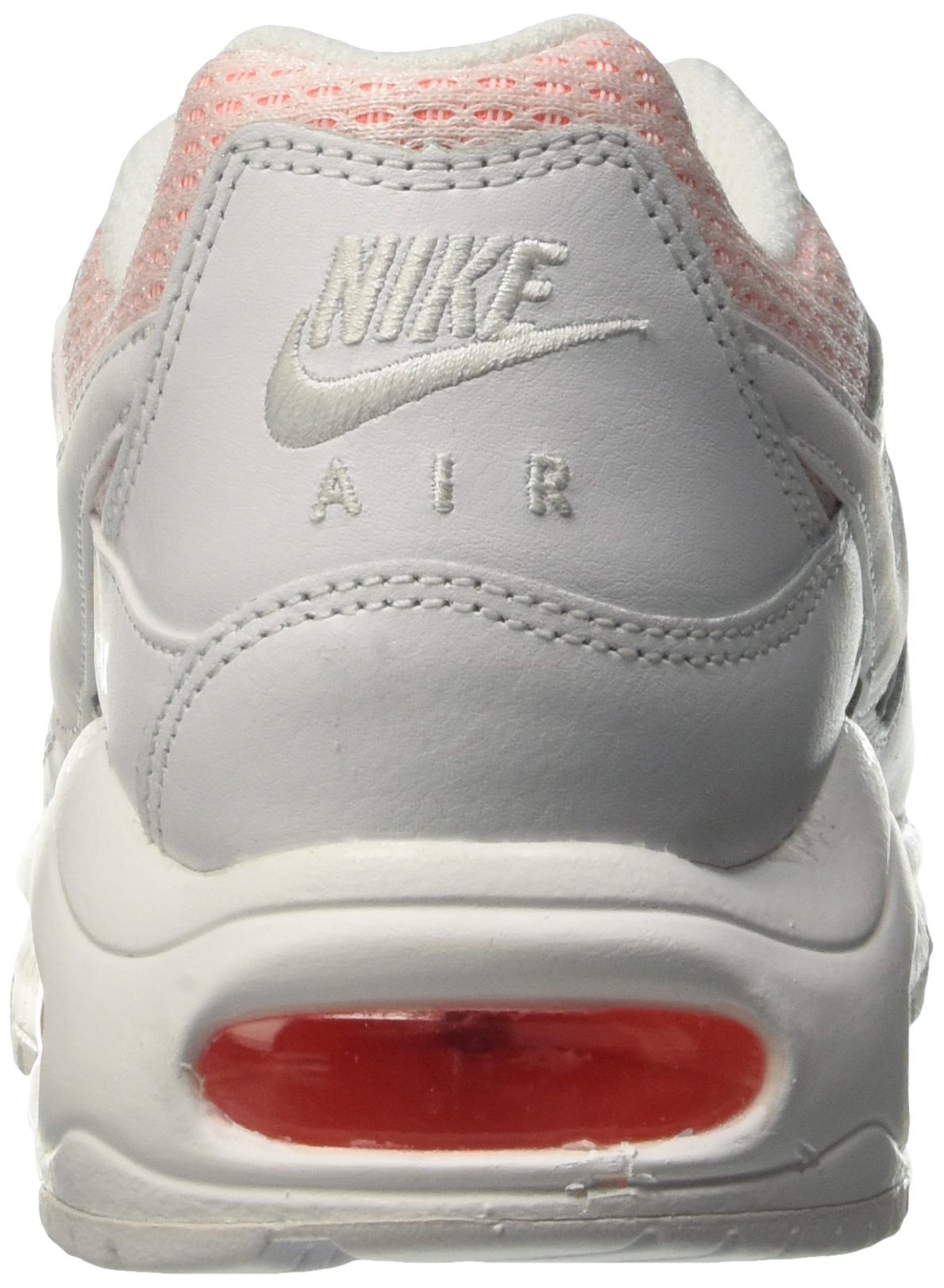 Nike Women's Air Max Command Running Shoes - White/White/Bright Mango - Size 38.5 EU - Lightweight Comfort for Jogging, Gym & Casual Wear