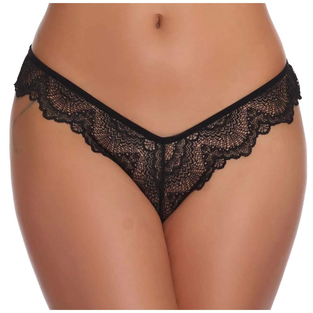 Sexy Sheer Lace Underwear for Women - Translucent Fishnet Lingerie Set with Delicate Tank Top & Panties (Black, Size L) | Perfect for Romantic Nights, Boudoir Photography & Sensual Occasions