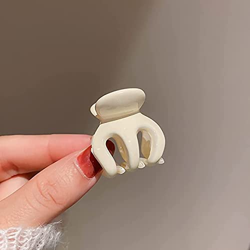 Jumwrit Mini Hair Claw Clips for Women - Strong Hold Jaw Clips for Thin & Thick Hair - Fashion Hair Accessories (2PCS) - Perfect for School, Work & Everyday Styling